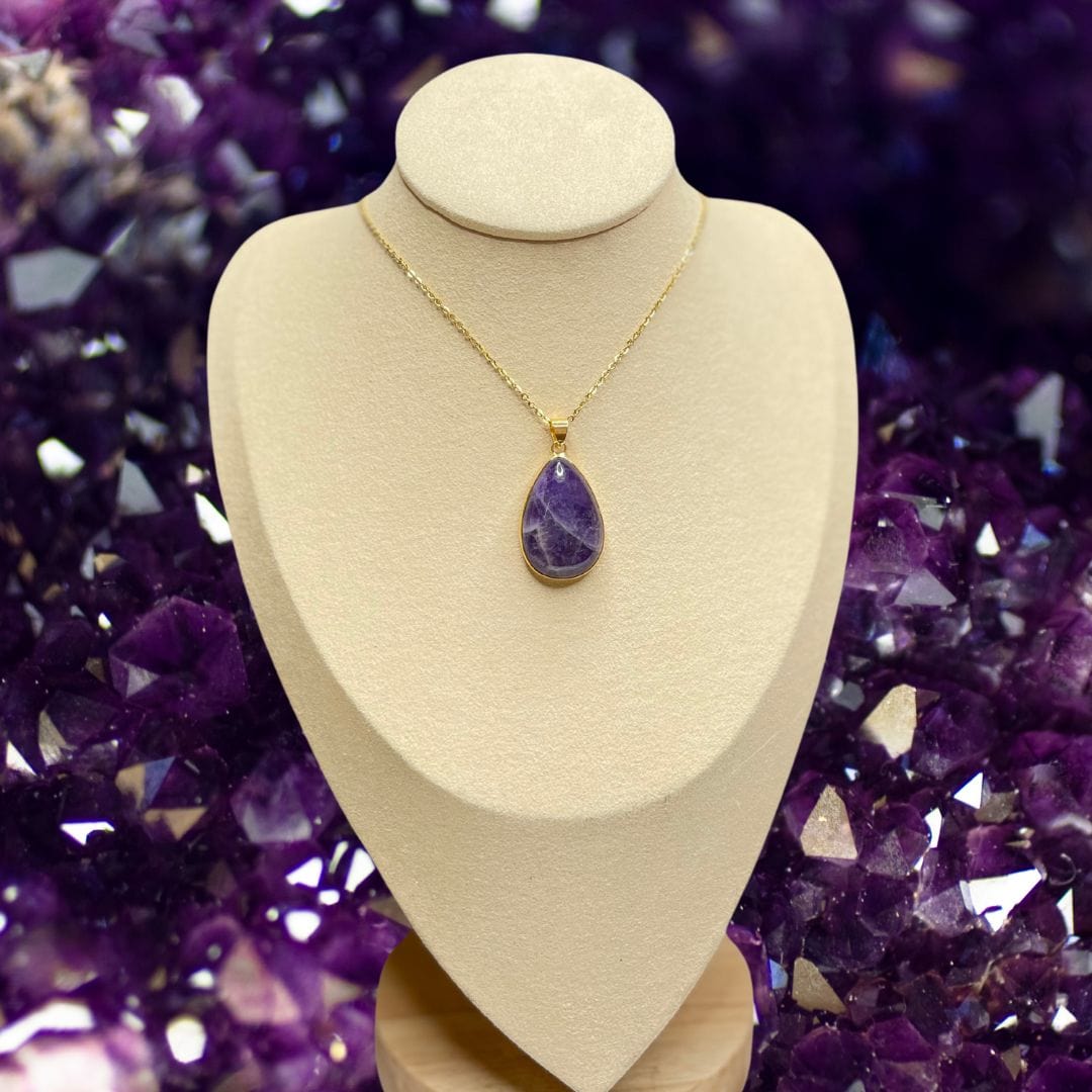 Pendentif goutte d’eau Améthyste - Breloques et pendentifs