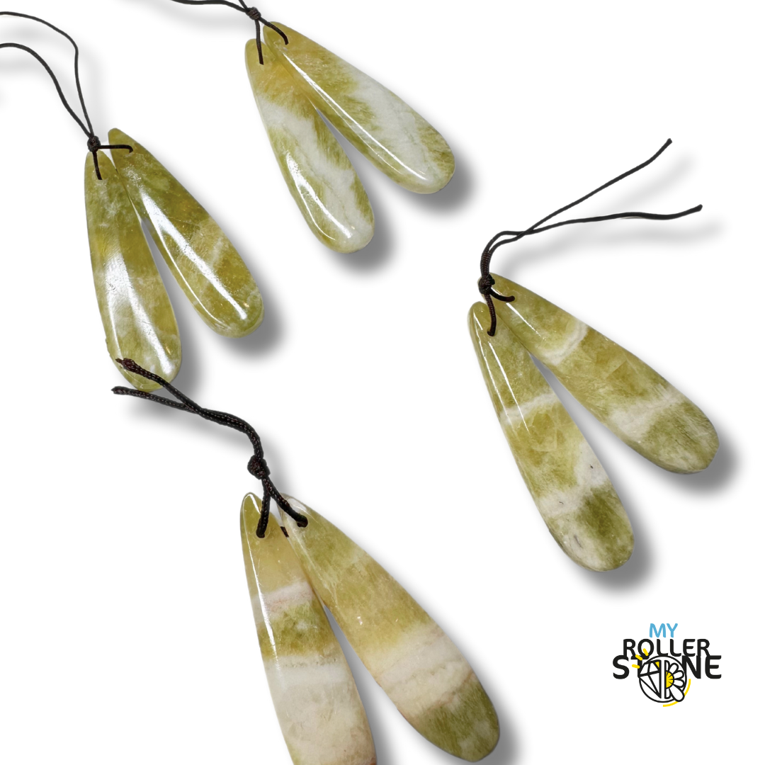 Pendentif Goutte Hémimorphite Duo - Breloques et pendentifs