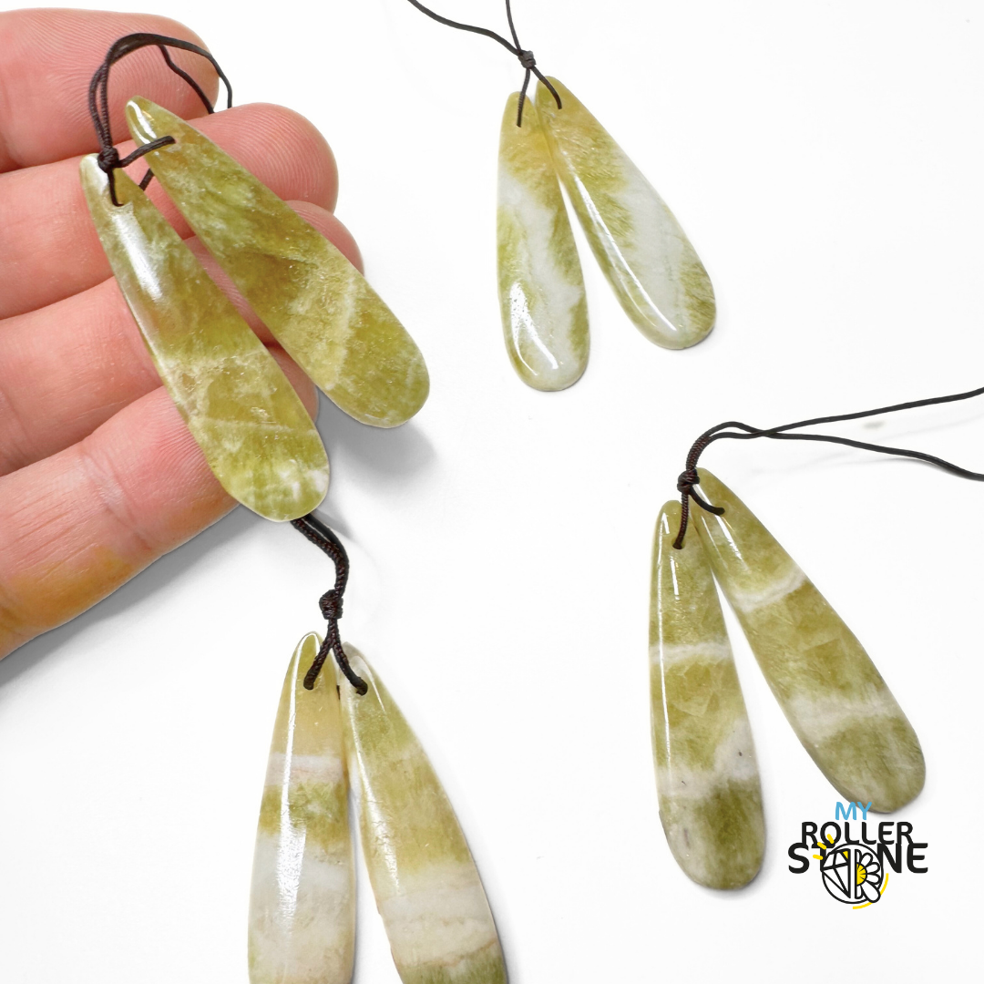 Pendentif Goutte Hémimorphite Duo - Breloques et pendentifs