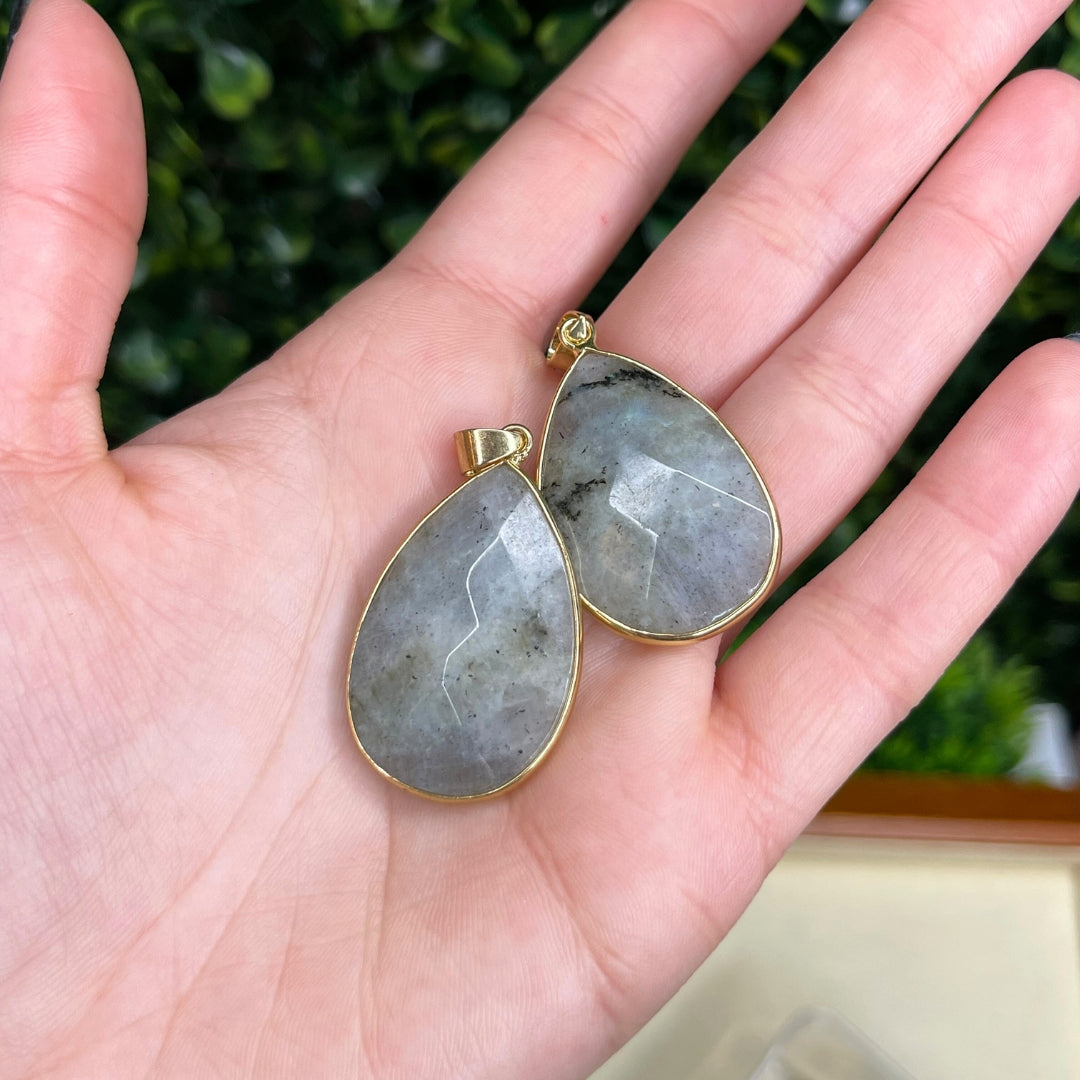 Pendentif Goutte Labradorite