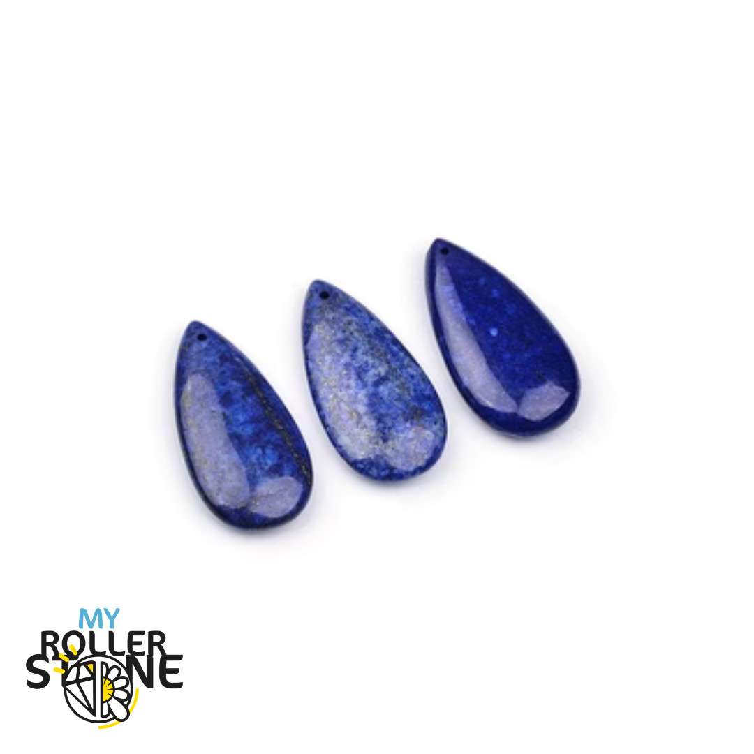 Pendentif Goutte (Labradorite Lapis Lazuli Oeil de Tigre Sodalite Bronzite) - Labradorite - Perles