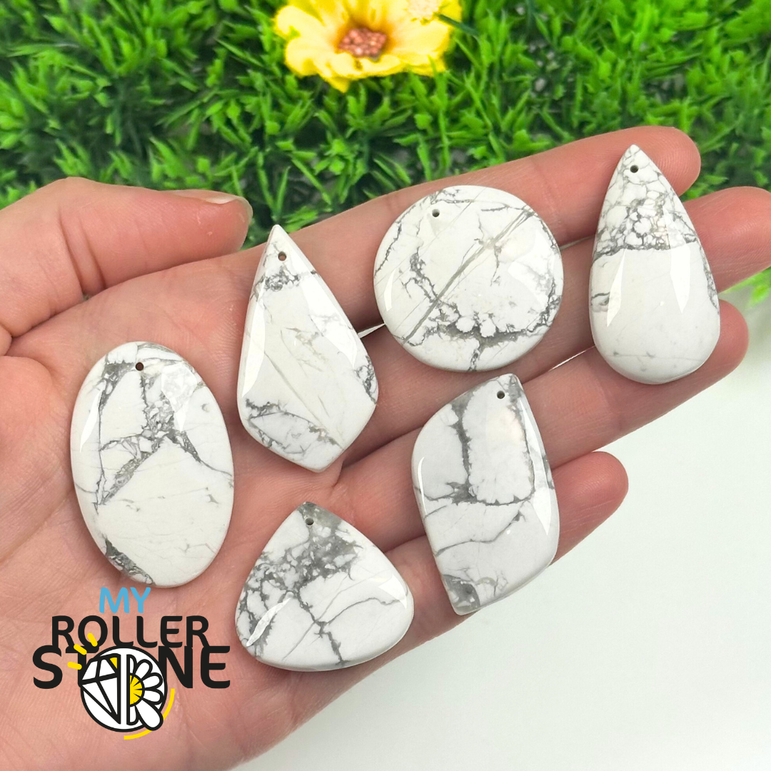 Pendentif Howlite 5A