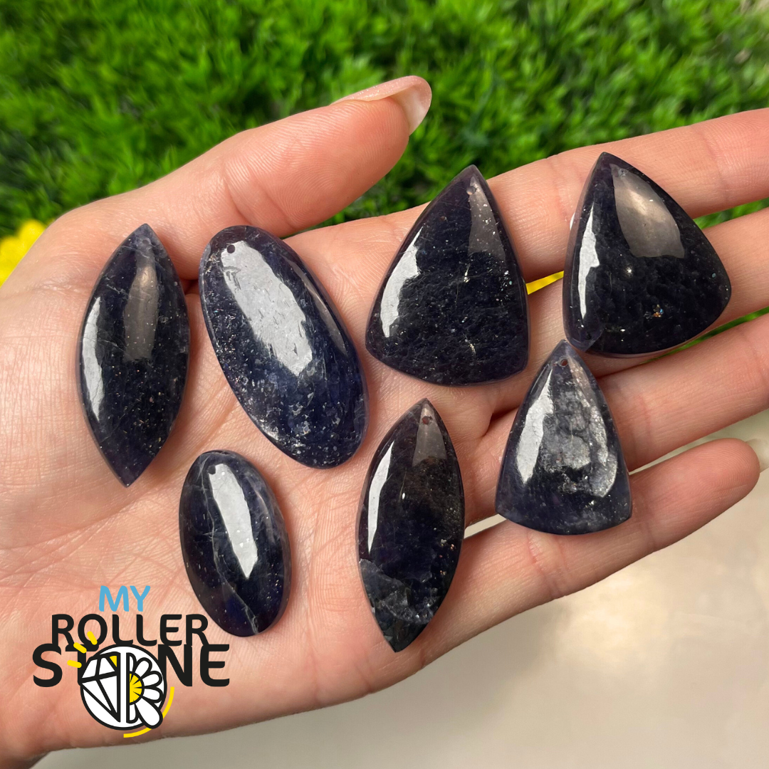 Pendentif Iolite Sunstone 5A