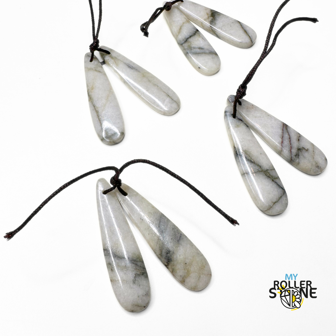 Pendentif Jade Duo - Breloques et pendentifs