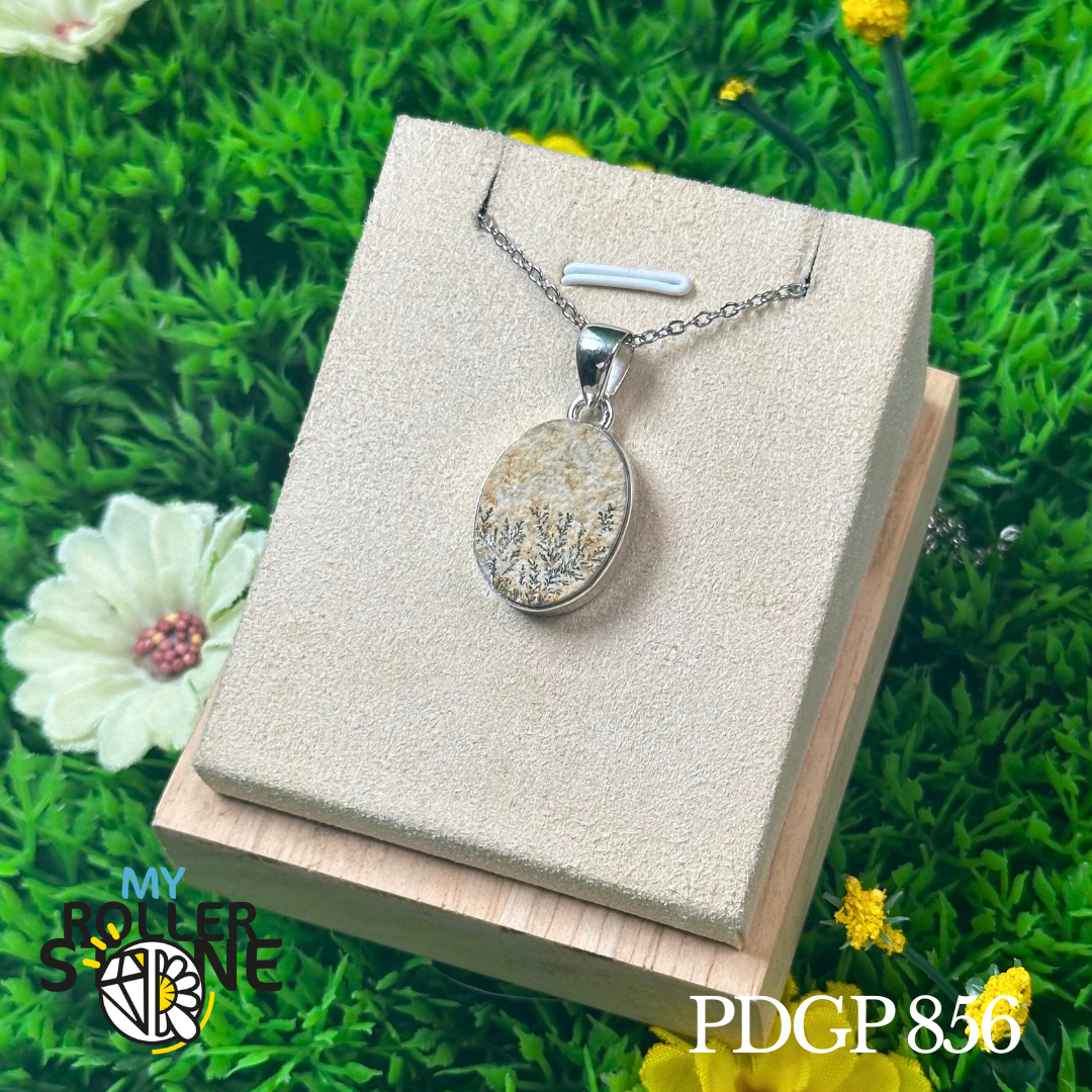Pendentif Jaspe psilomélane dentrite #PDGP 856