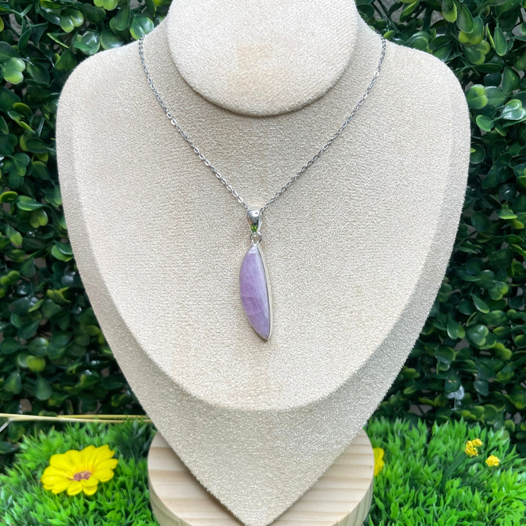 Pendentif Argent Kunzite #3