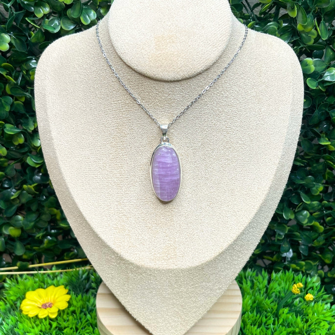 Pendentif Argent Kunzite #6
