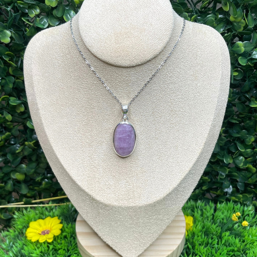 Pendentif Argent Kunzite #7