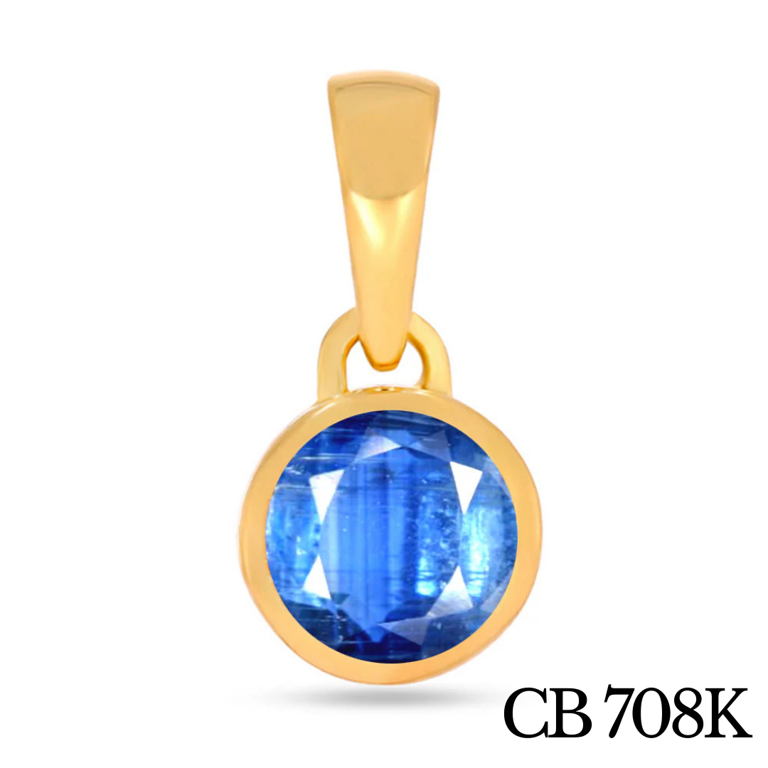 Pendentif solitaire en Kyanite