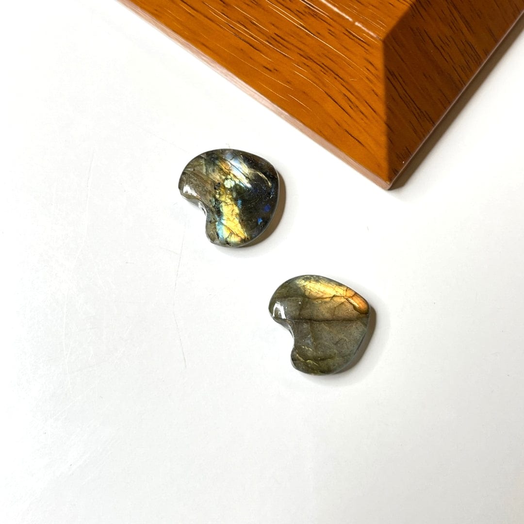 Pendentif Labradorite AA - Coeur / À l’unité