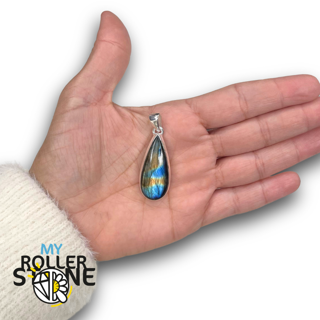 Pendentif Labradorite Blue Fire #201 - Breloques et pendentifs