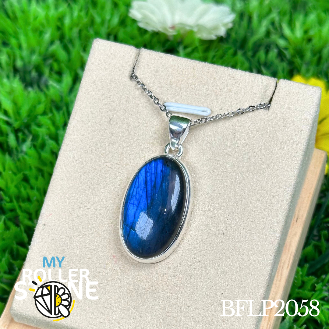 Pendentif Labradorite Blue Fire