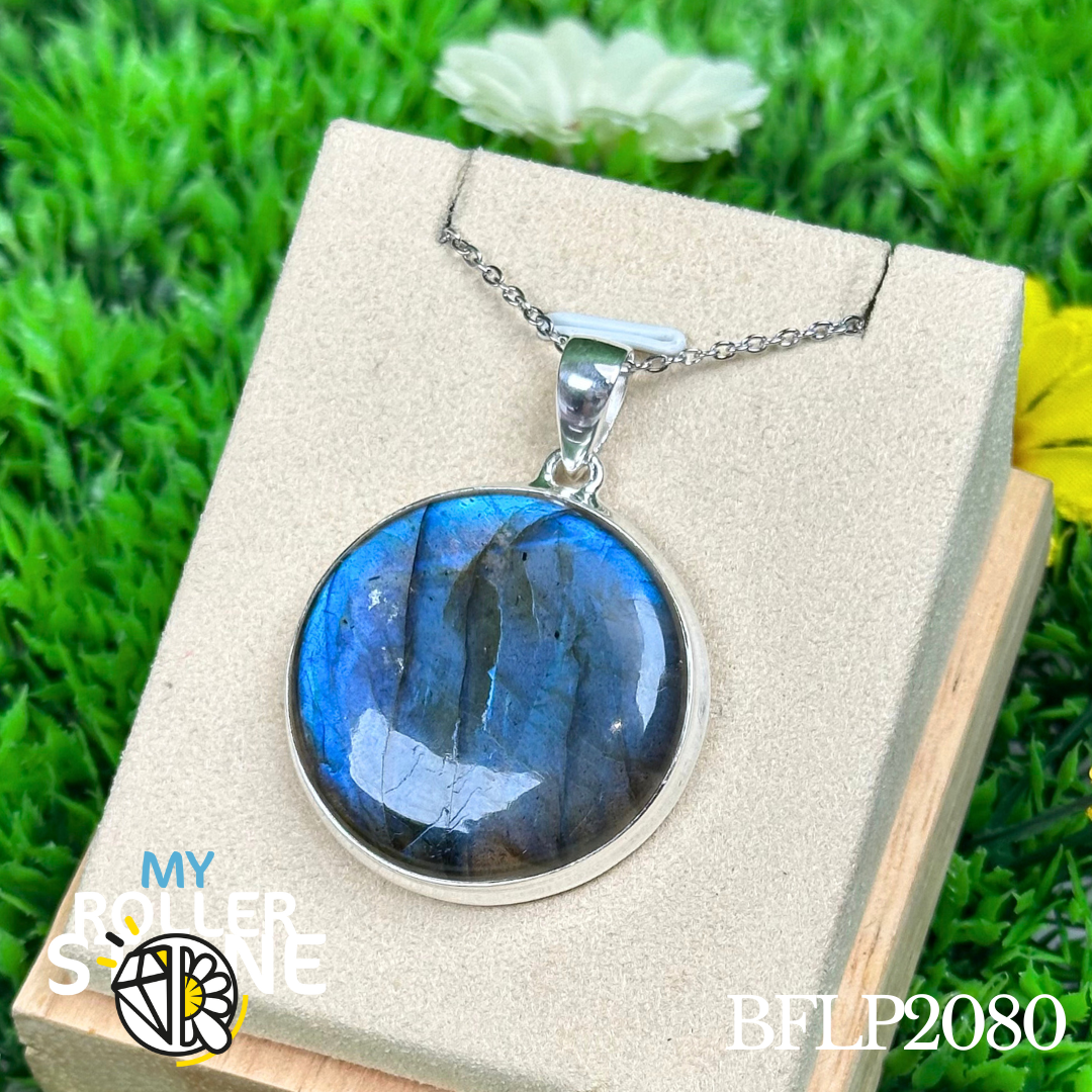 Pendentif Labradorite Blue Fire
