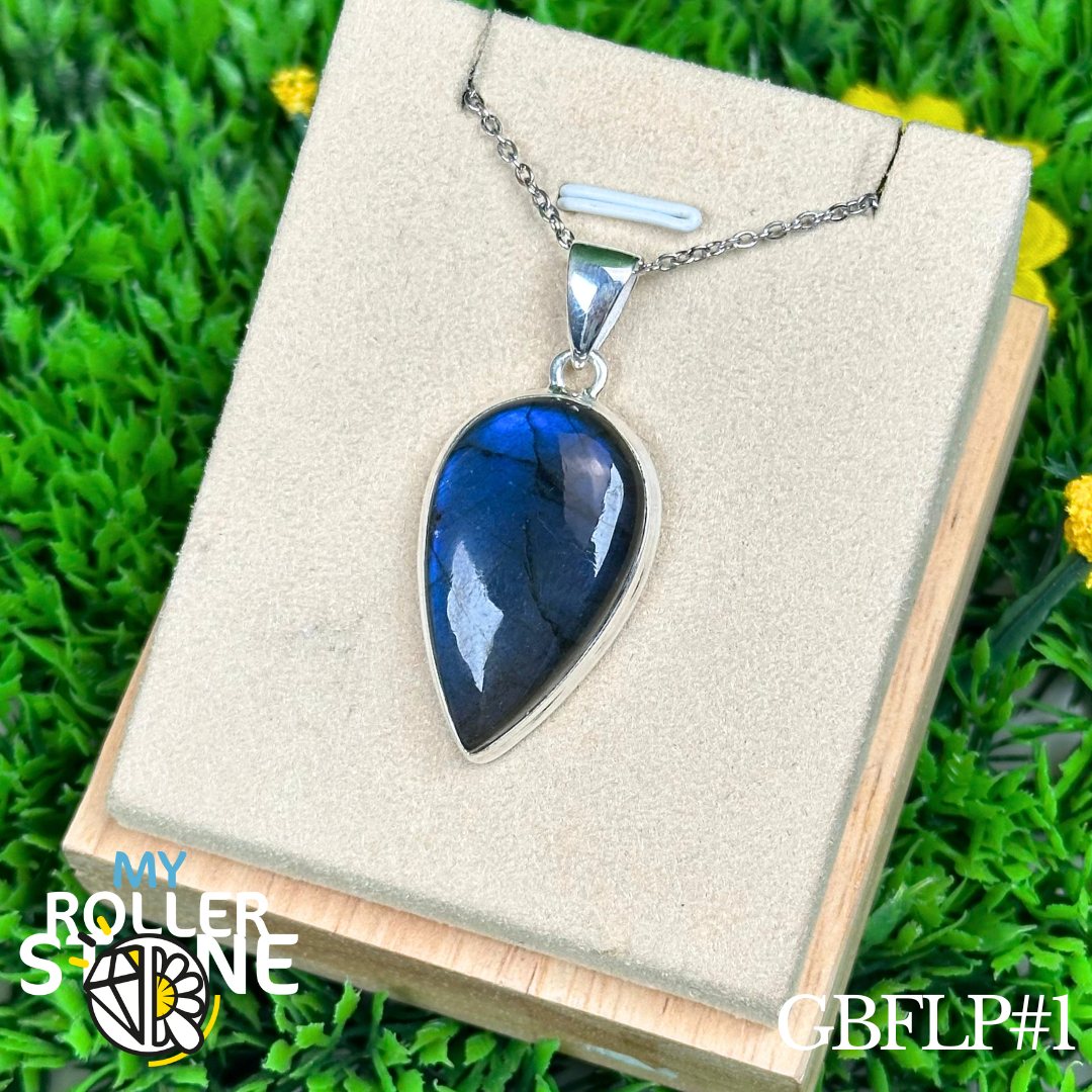 Pendentif Labradorite Blue Fire