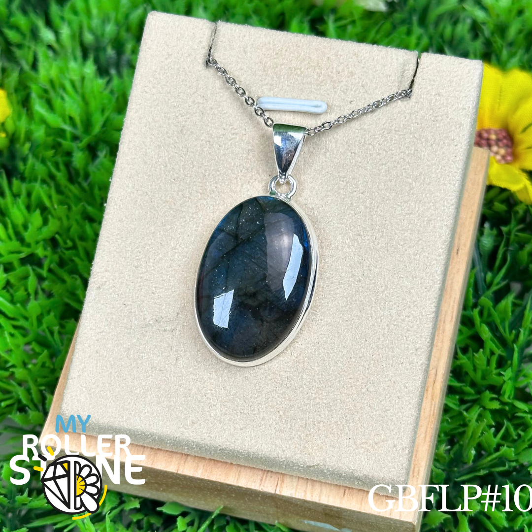 Pendentif Labradorite Blue Fire