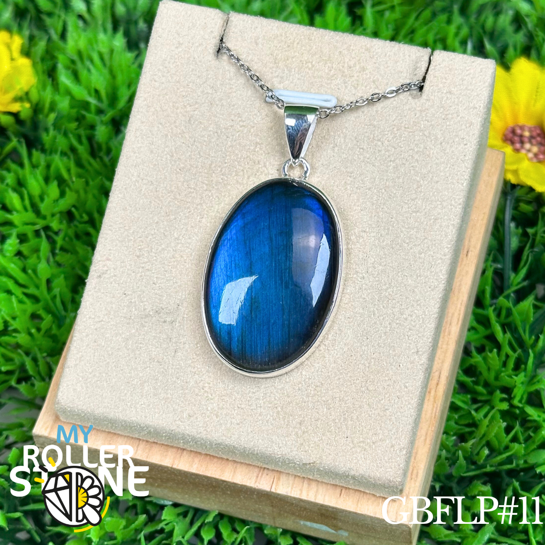 Pendentif Labradorite Blue Fire