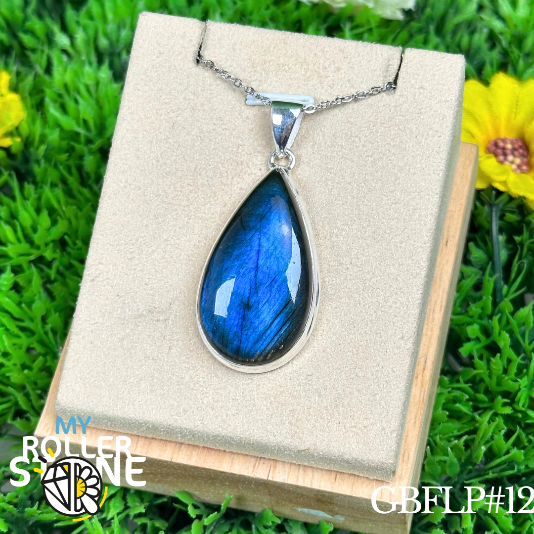 Pendentif Labradorite Blue Fire