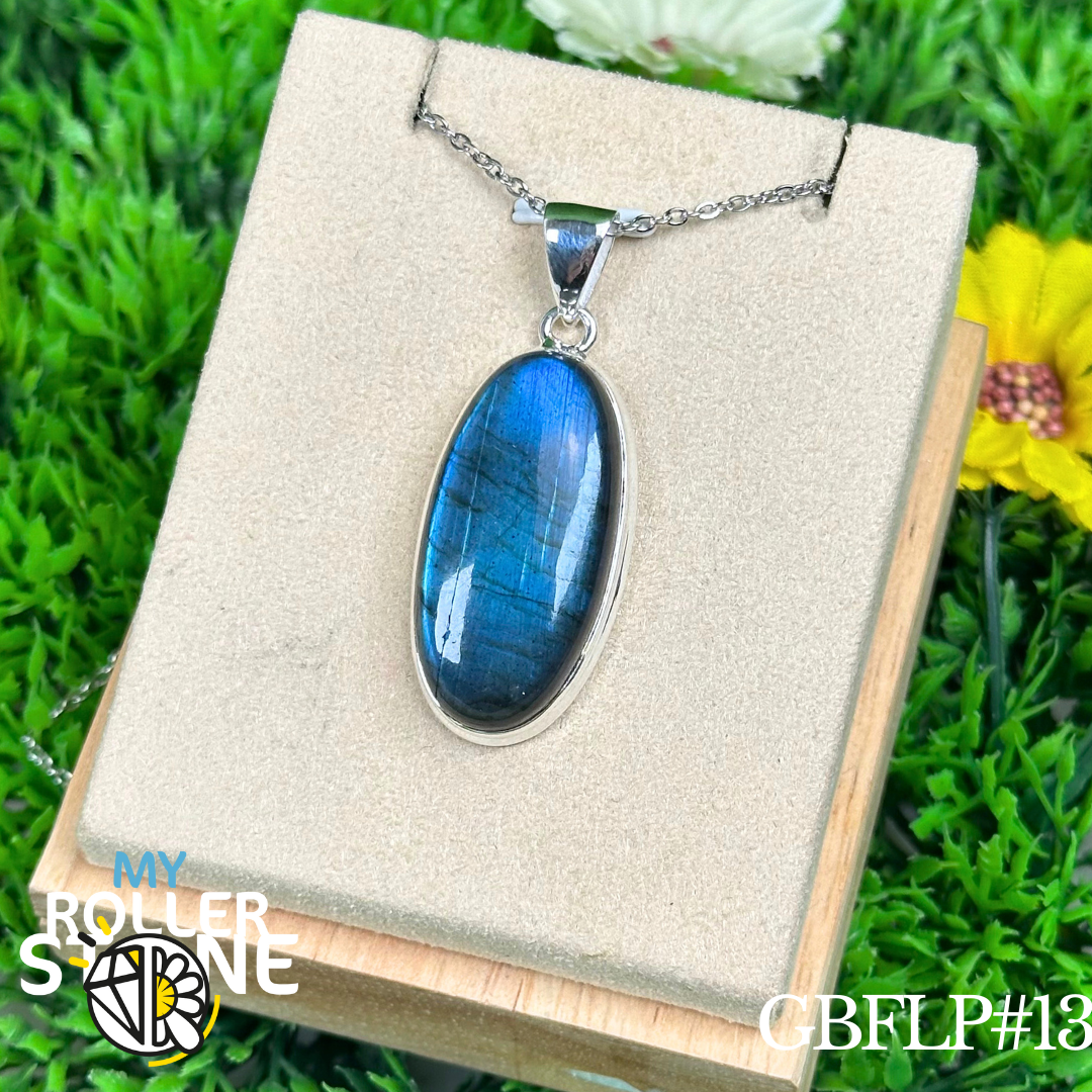 Pendentif Labradorite Blue Fire