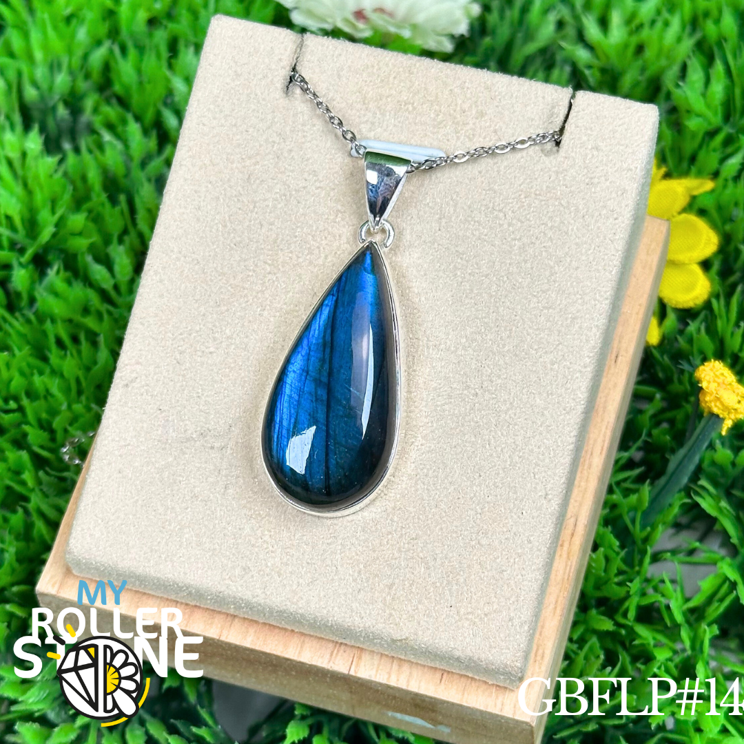 Pendentif Labradorite Blue Fire