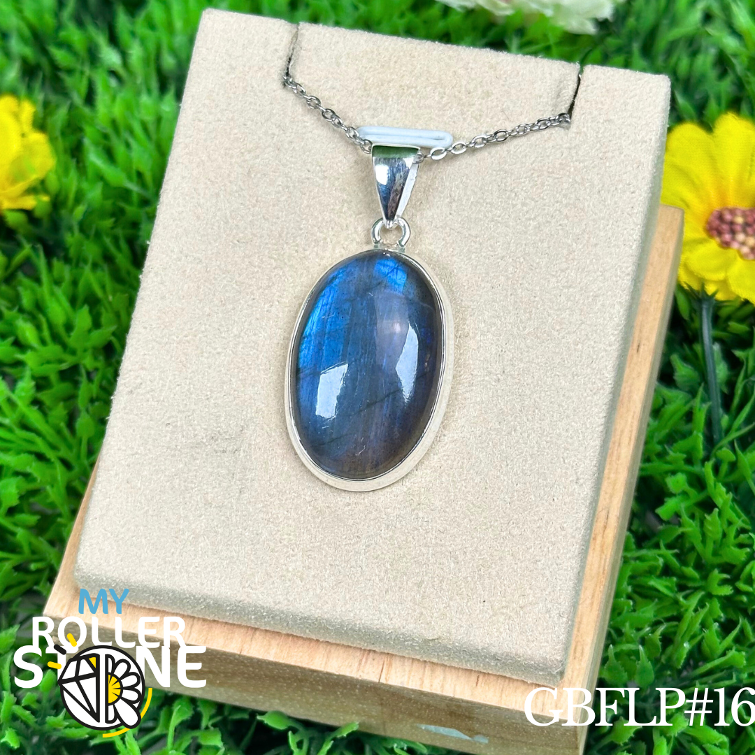 Pendentif Labradorite Blue Fire