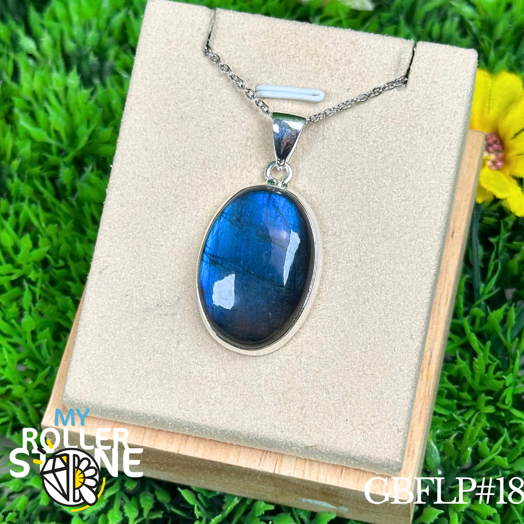 Pendentif Labradorite Blue Fire