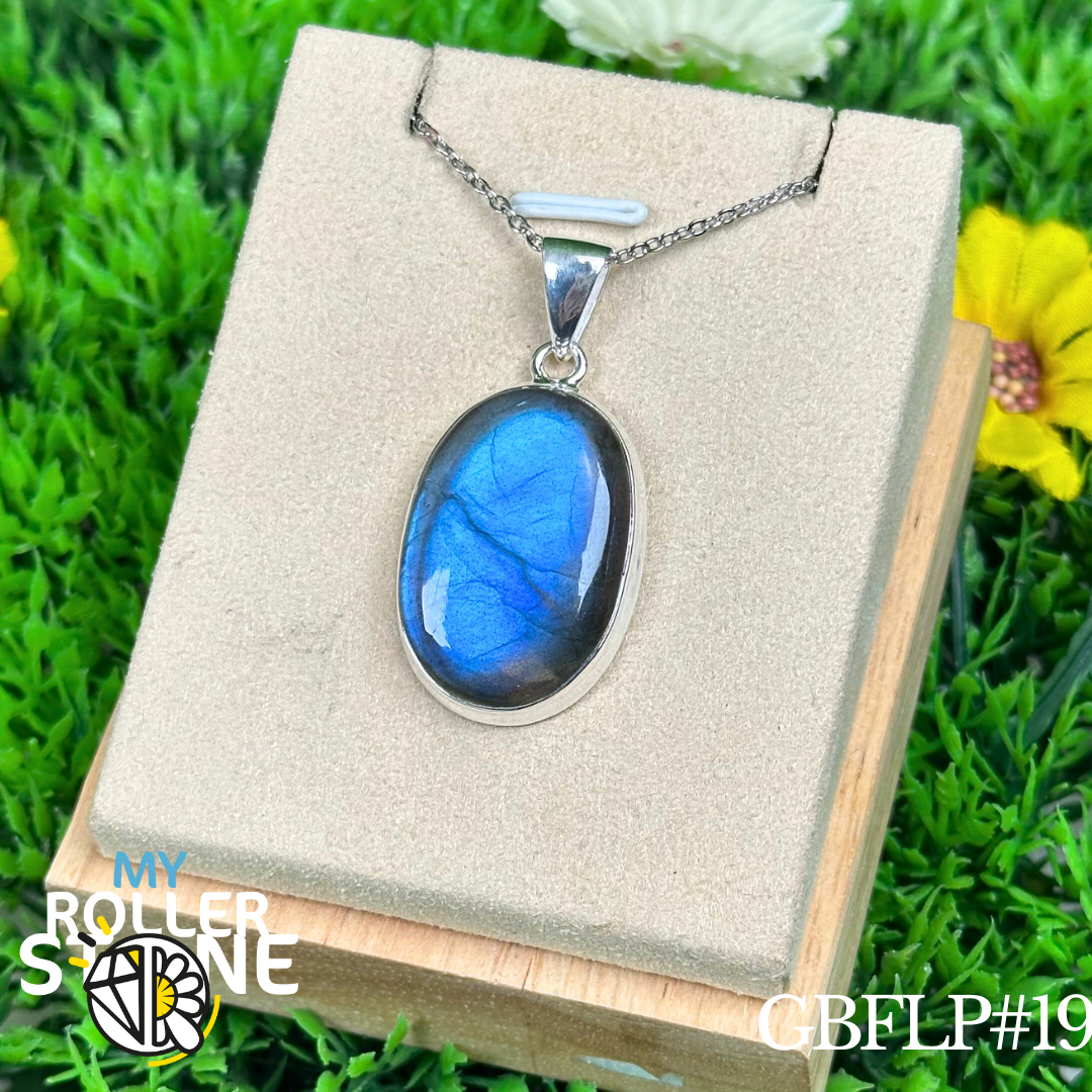 Pendentif Labradorite Blue Fire