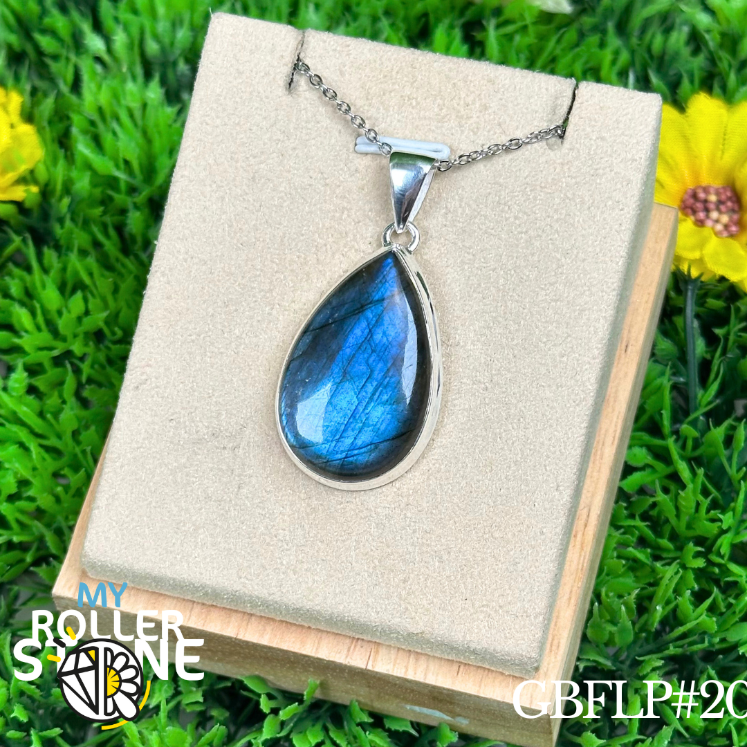 Pendentif Labradorite Blue Fire