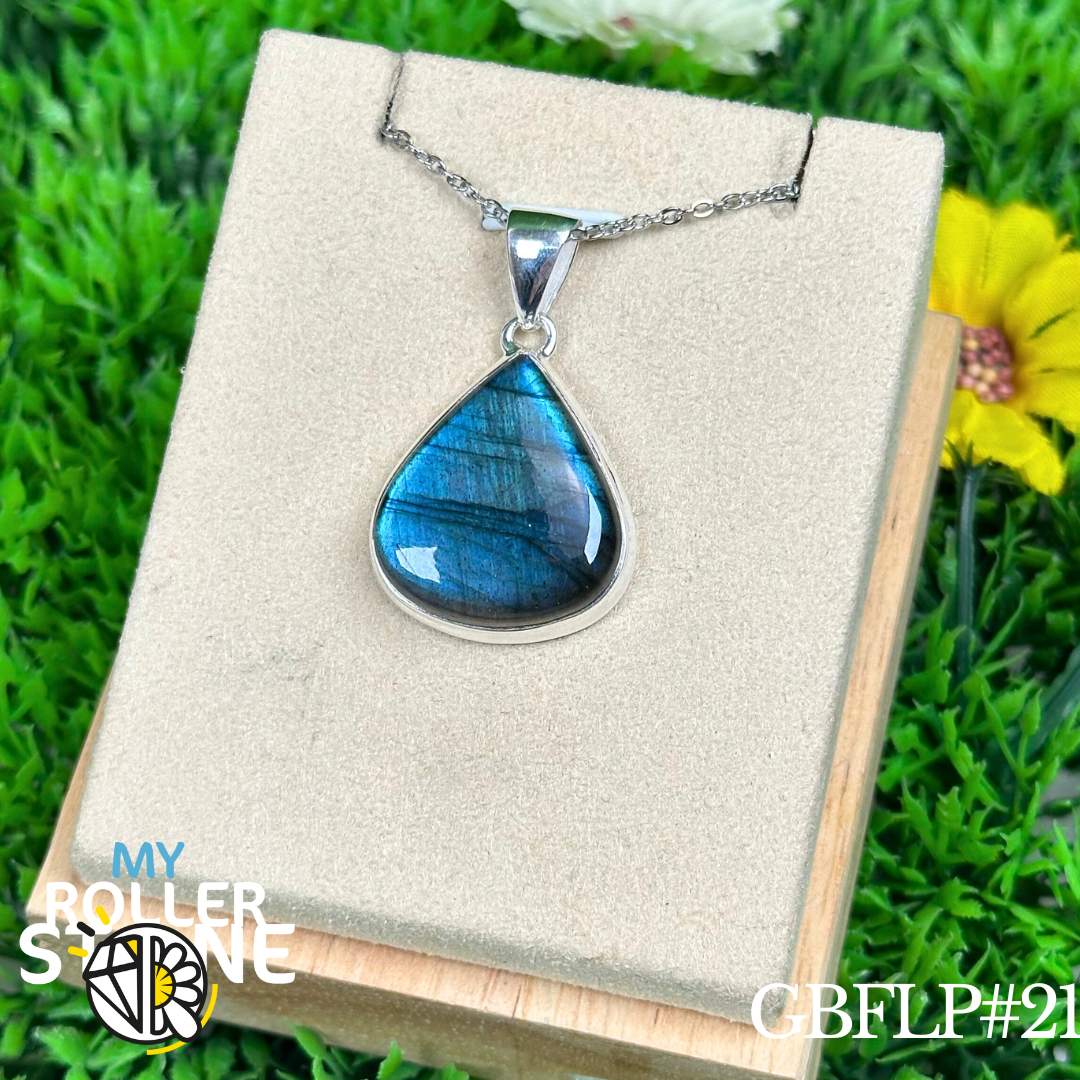 Pendentif Labradorite Blue Fire