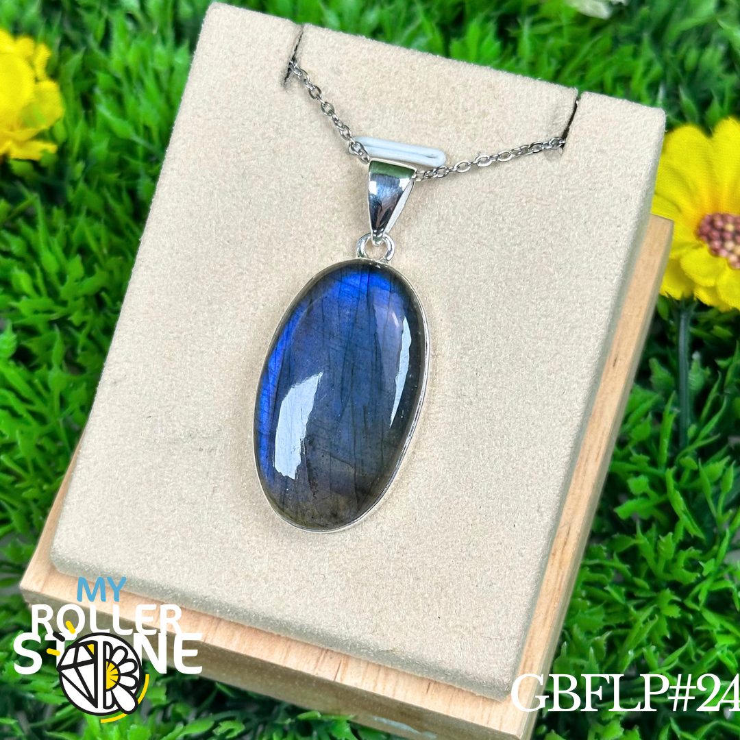 Pendentif Labradorite Blue Fire