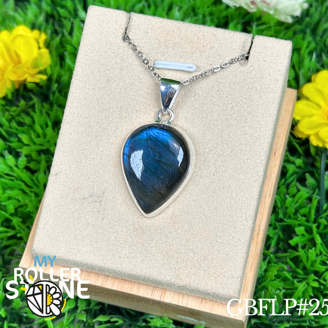 Pendentif Labradorite Blue Fire