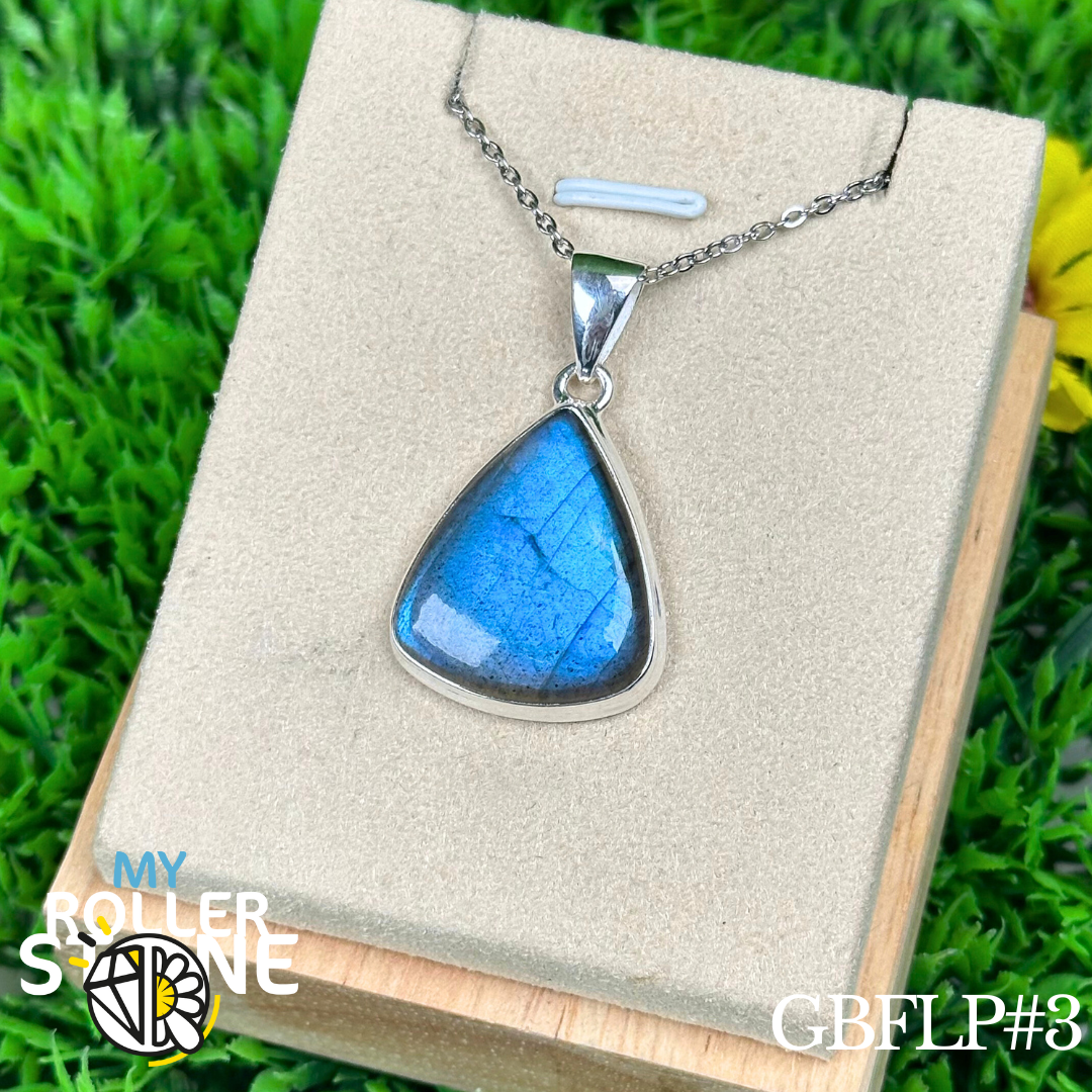 Pendentif Labradorite Blue Fire