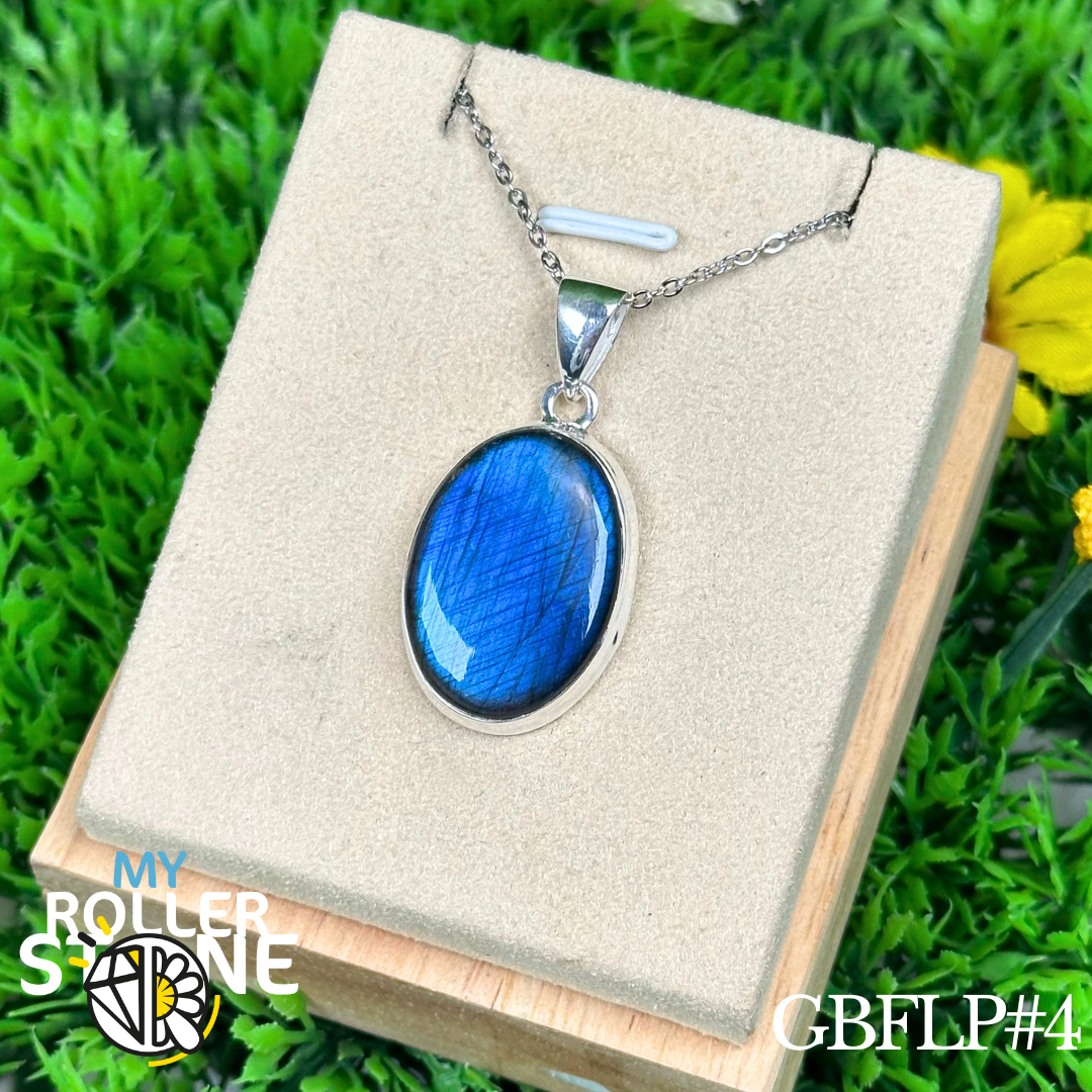 Pendentif Labradorite Blue Fire