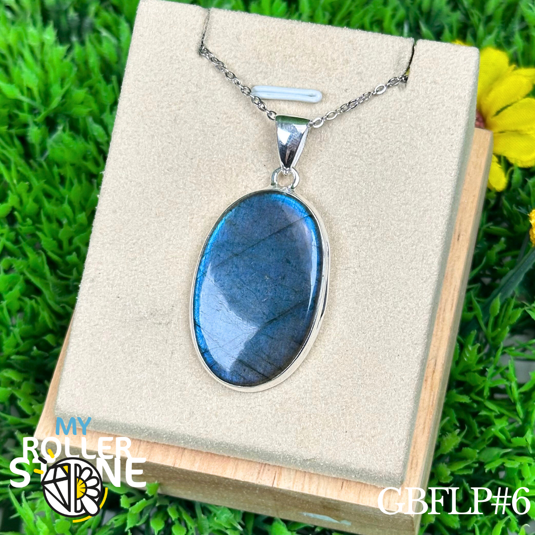 Pendentif Labradorite Blue Fire