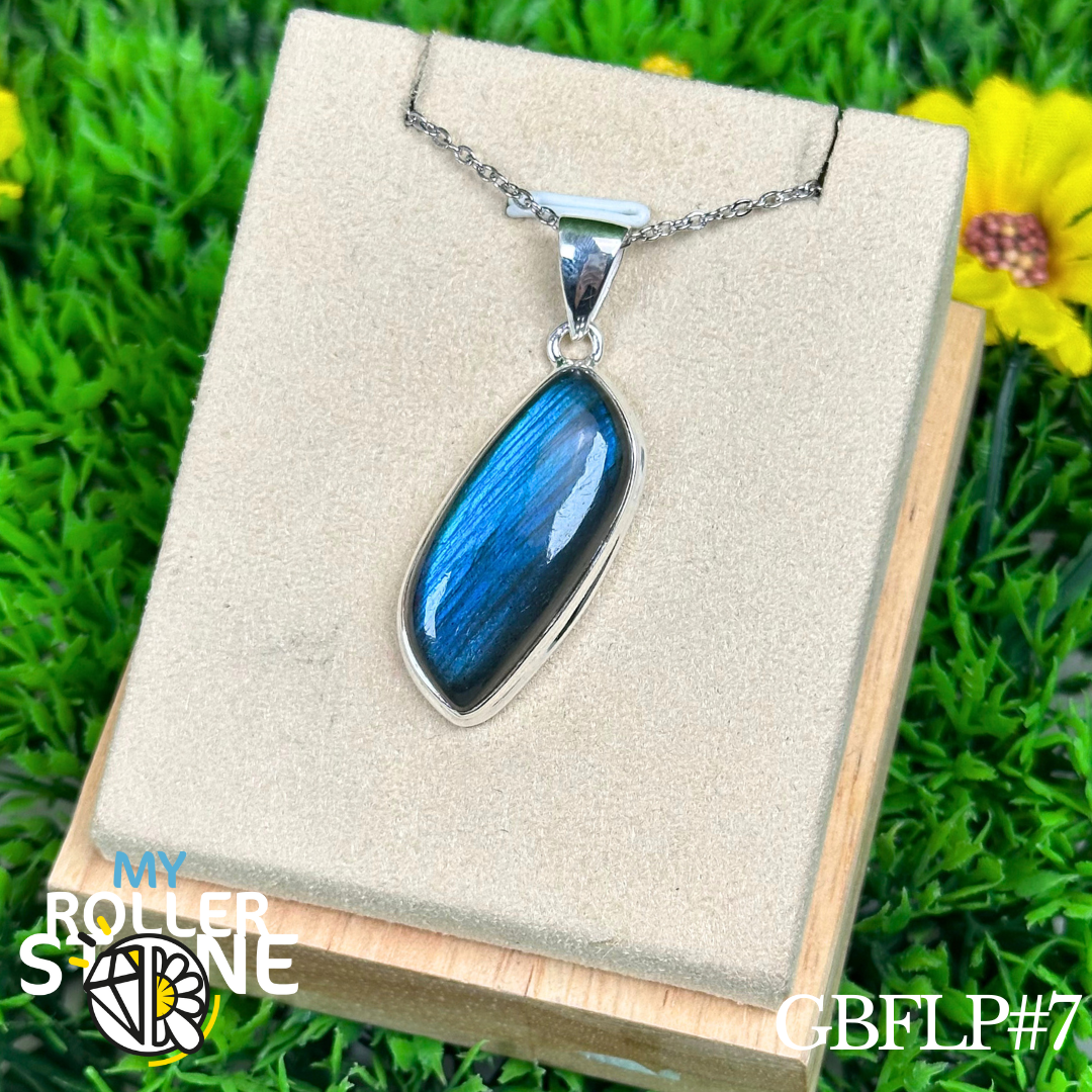 Pendentif Labradorite Blue Fire