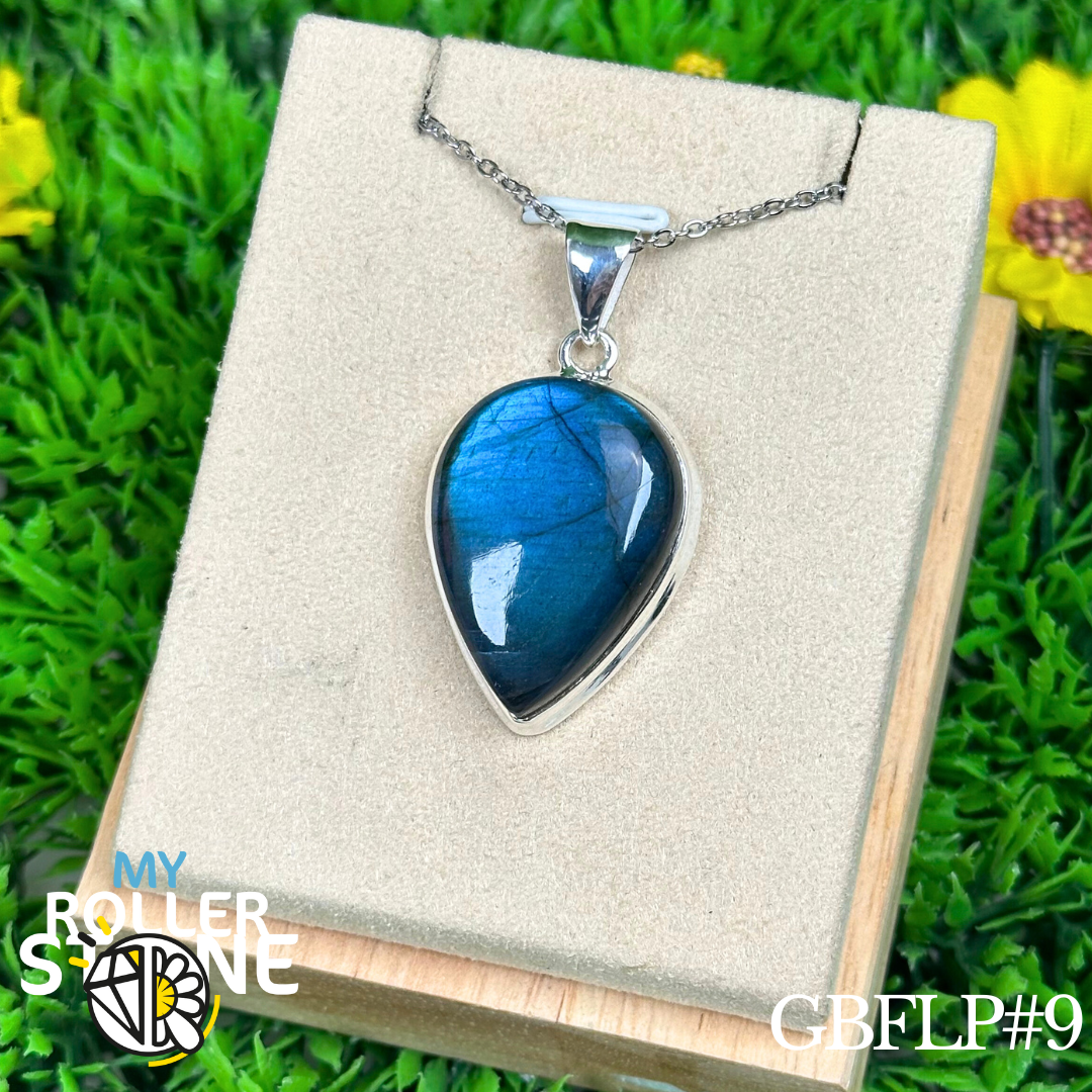 Pendentif Labradorite Blue Fire