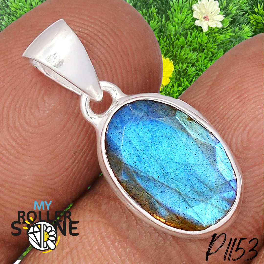 Pendentif Labradorite Blue Fire P1153 - Perles
