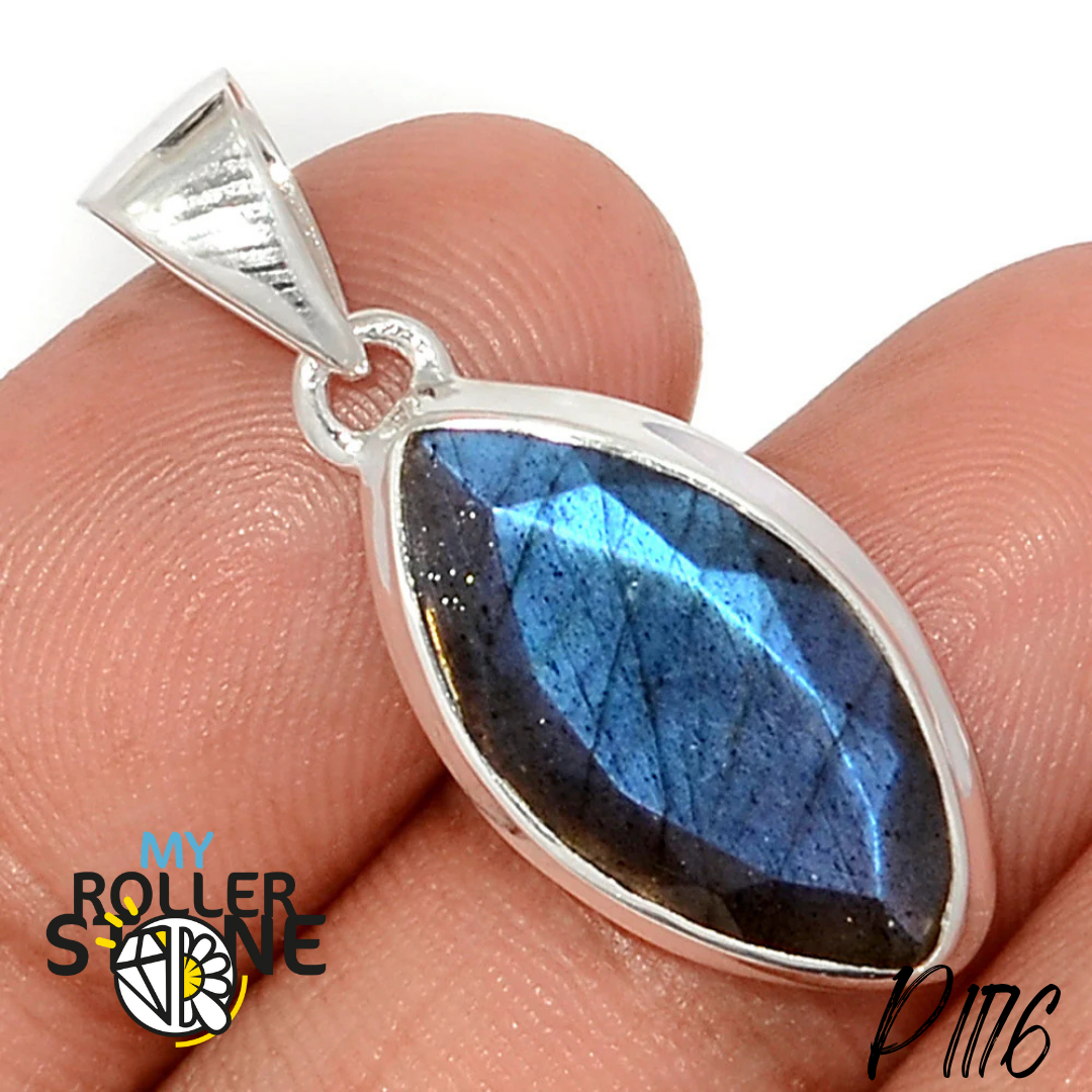 Pendentif Labradorite Blue Fire P1176 - Perles