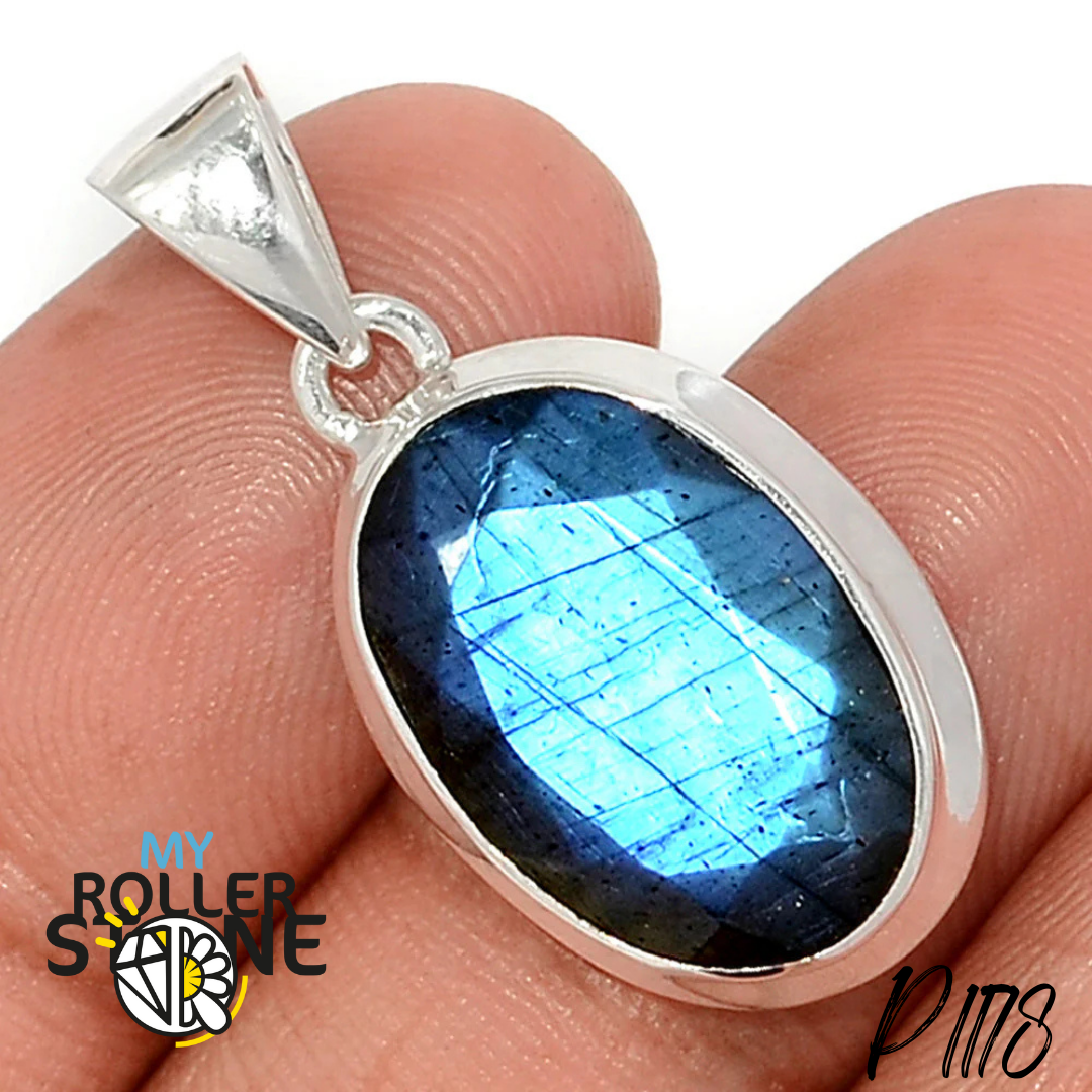 Pendentif Labradorite Blue Fire P1178 - Perles