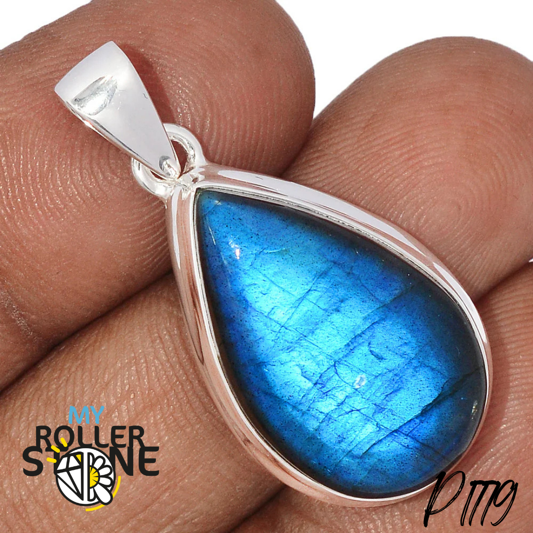 Pendentif Labradorite Blue Fire P1779 - Perles