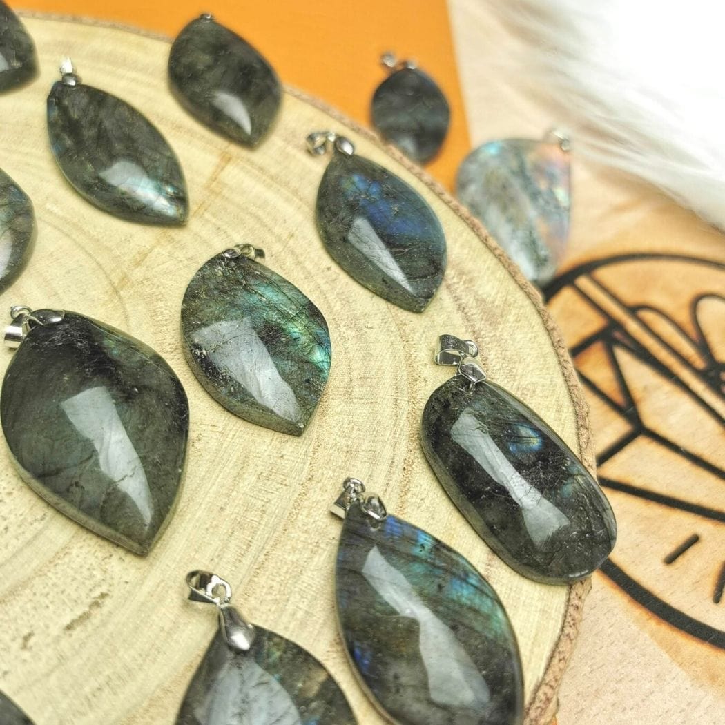 Pendentif Labradorite brute