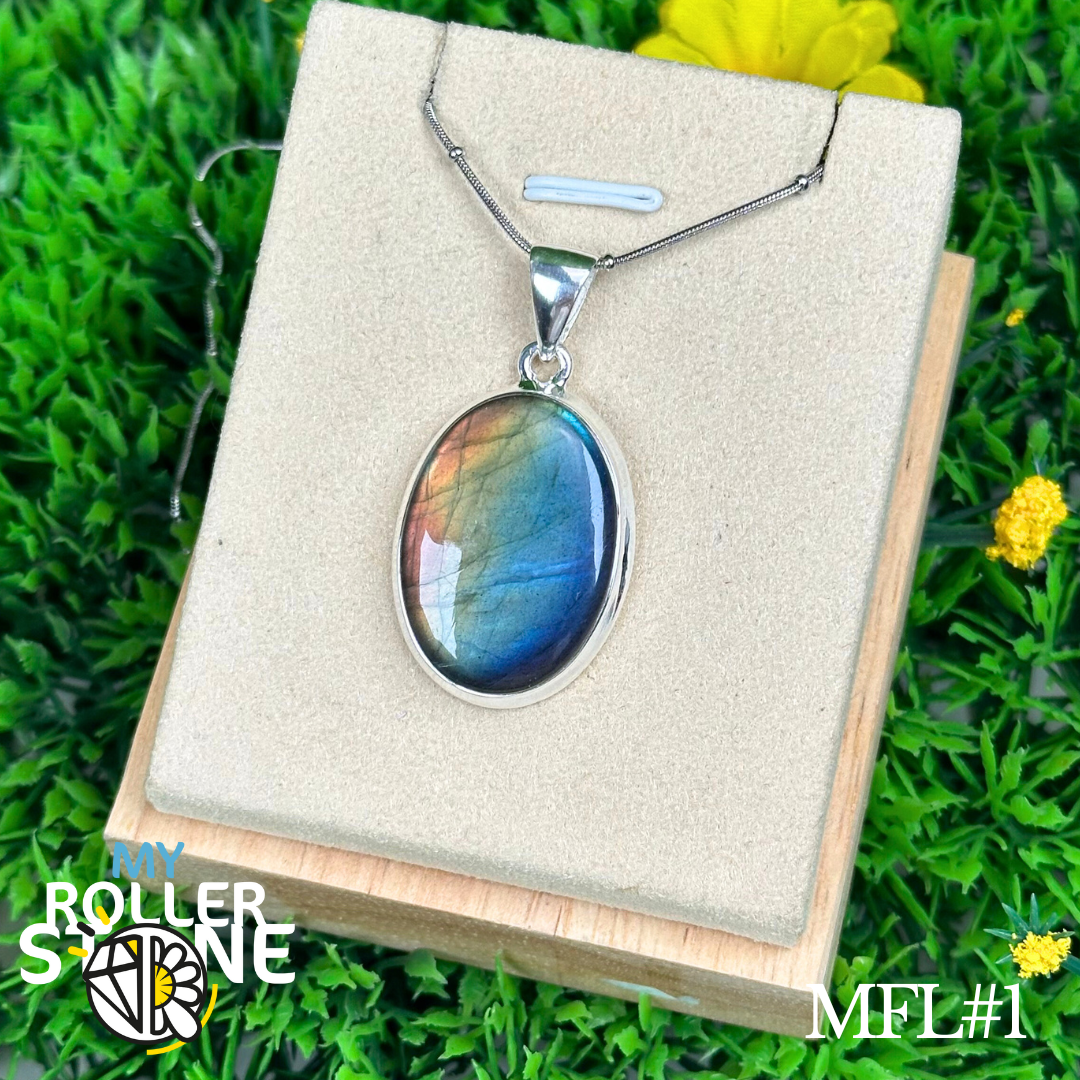 Pendentif en argent Labradorite