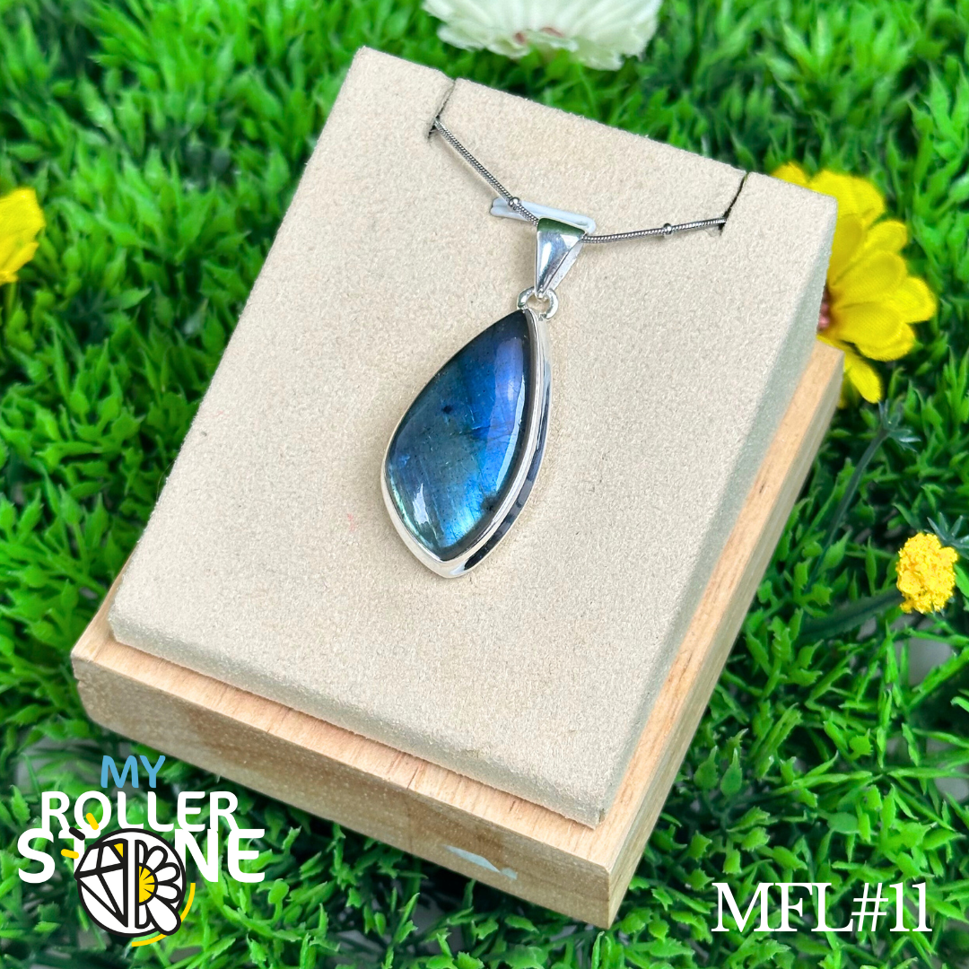 Pendentif en argent Labradorite