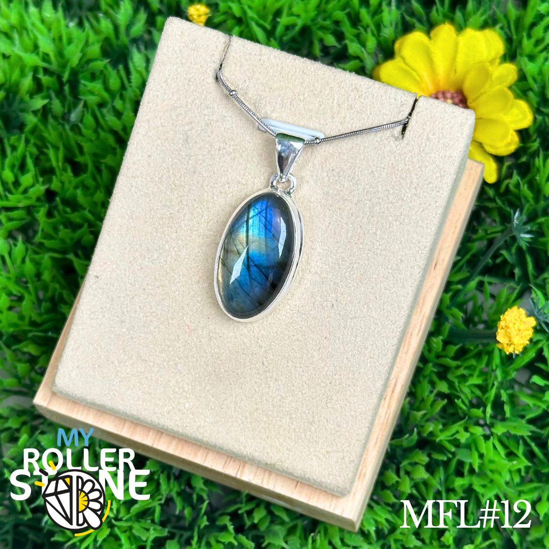 Pendentif en argent Labradorite