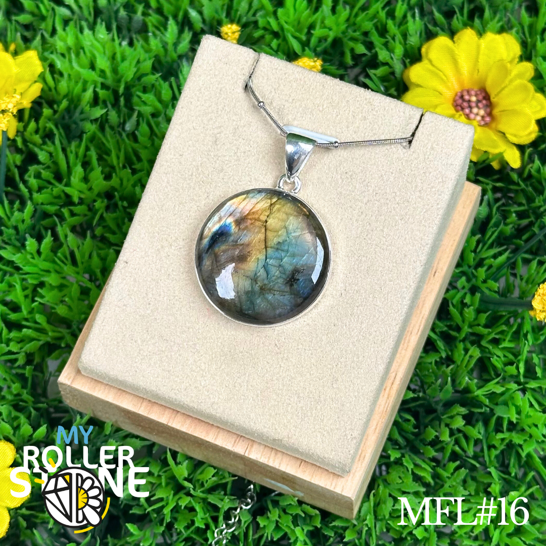 Pendentif en argent Labradorite