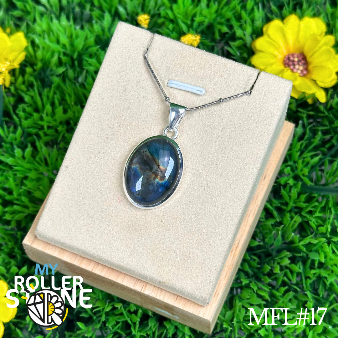 Pendentif en argent Labradorite