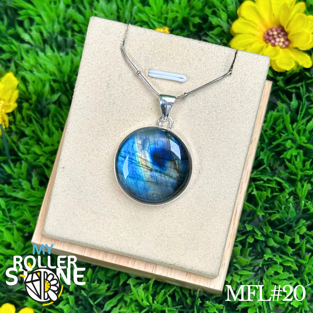 Pendentif en argent Labradorite