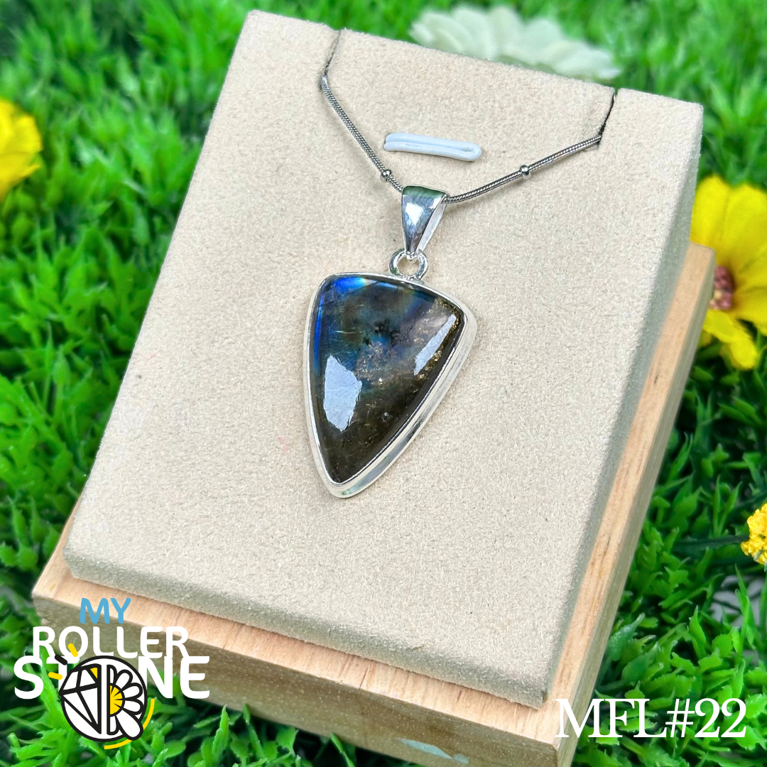 Pendentif Labradorite Multi Fire