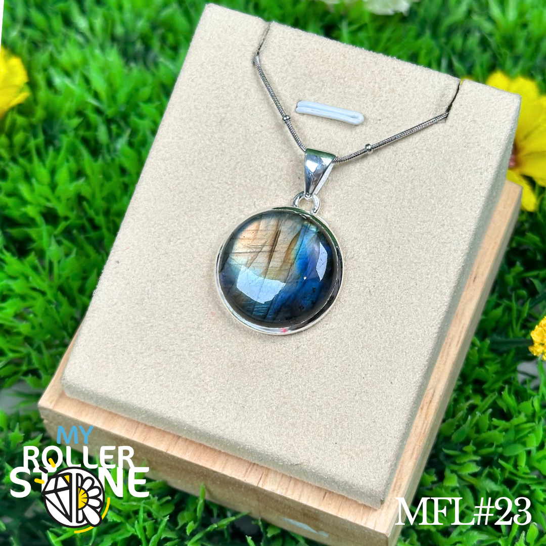 Pendentif Labradorite Multi Fire