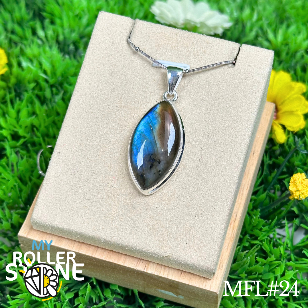 Pendentif Labradorite Multi Fire