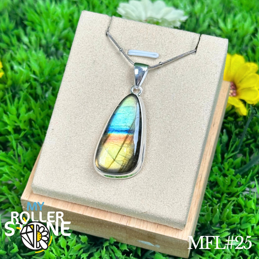 Pendentif Labradorite Multi Fire
